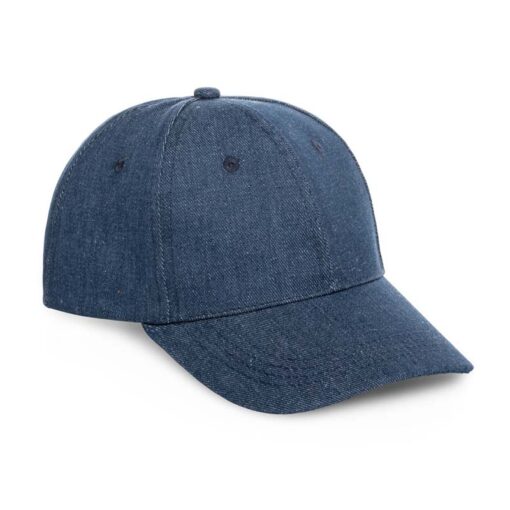 Cappellino 6 pannelli Phoebe in denim