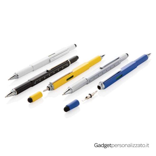 Penna multi attrezzo 5 in 1