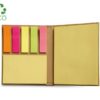 Set memo pad in cartone riciclato rigido