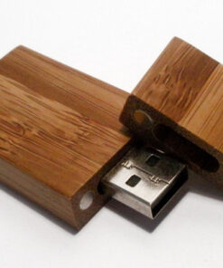 Chiave USB Legno rettangolare con calamita