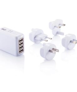 Adattatore da viaggio con 4 porte USB