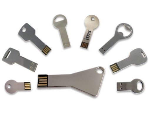 Chiave USB in acciaio a forma di chiave