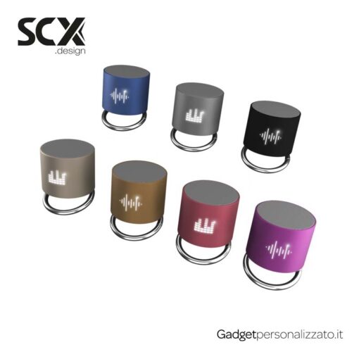 Speaker luminoso SCX.design S26 con anello