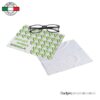 Panno pulisci occhiali in microfibra riciclata Made in Italy