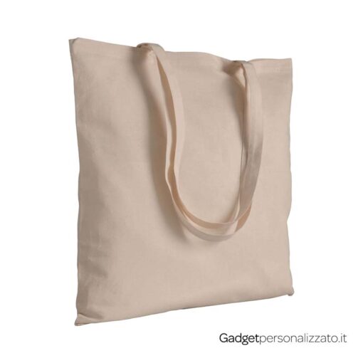 Shopper in cotone naturale 130 gr/m² cm 38x42