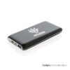 Power bank wireless 8000 mAh con logo retroilluminato