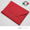 Busta portadocumenti Retime Clutch in cuoio rigenerato Made in Italy