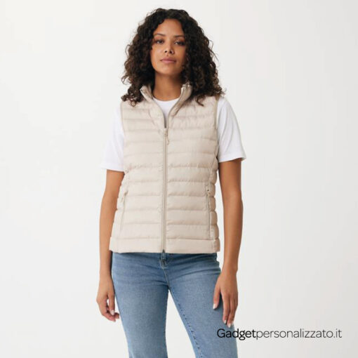 Gilet smanicato da donna in poliestere riciclato - Meru