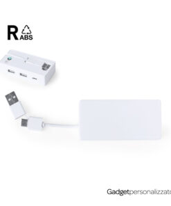 Multi porta USB in ABS riciclato