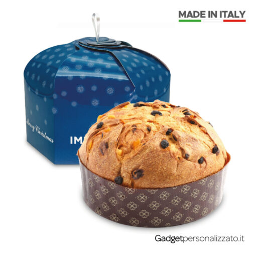 Panettone personalizzato canditi e uvetta 750g